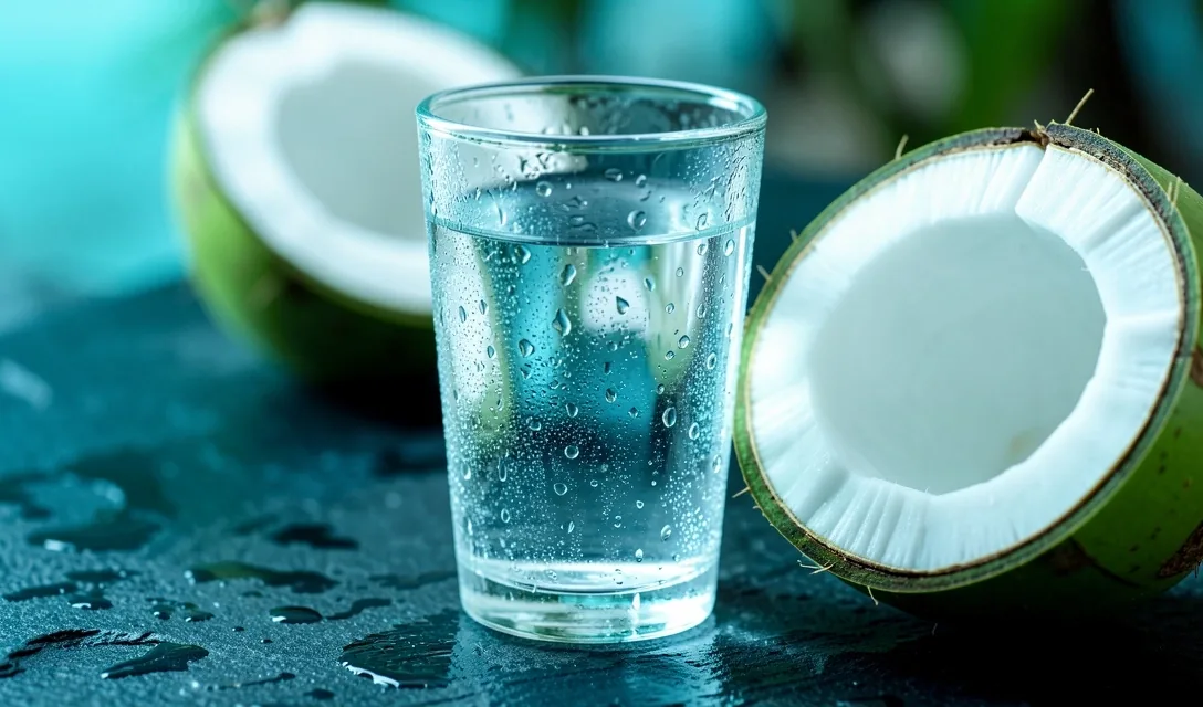 Hydration with coconut water in tropical setting
